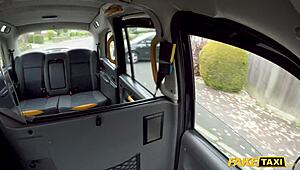 fake taxi with sexy french teen taking big cock deep to the balls