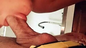 egyptian wife filmed in kitchen with husband’s friend