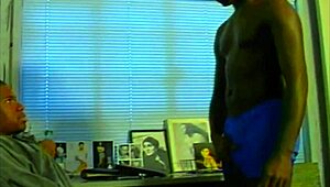 Intense bareback anal pounding for hot gay couple