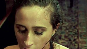 Suspended Slave Gets Zappered In Kinky Bondage Party.