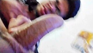 i love this close-up blowjob from my mexican guy