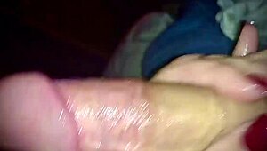 curious hands explore a large object close-up