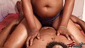 cheating on her boyfriend while he is at work, riding cock with tight pussy moaning to orgasm