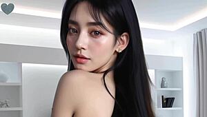 That 21yo Asian step sis with huge boobs bangs hard POV.