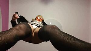 blonde femdom takes control with intense facesitting in bdsm session