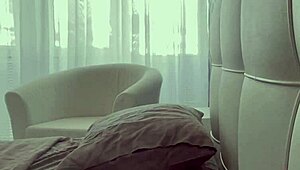 Three guys fucked two whores hard in an orgy, cumming inside them.