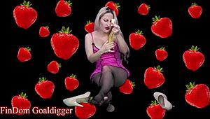 Avy and Jayden get steamy in the office with lesbian oral and ass play