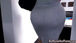 Huge Ass Babe Rides Dick