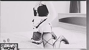 A young girl who is aroused is ready to go through a porn audition.