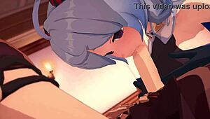 Bell and Ganyu in Genshin Impact Adventure