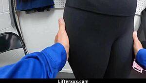 Holy crap, Lexi gets drilled hard by officer to dodge jail time!