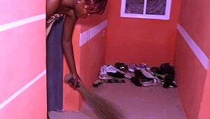 My New Tenant Caught Me Fingering, Then Fucked and Satisfied Me Hard