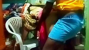 Indian teacher and student engage in intimate encounter at home