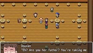 Fodendo no Bar com Garçonete na Frente do Pai Dela