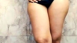 Step Cousin Masturbates In Bathroom Waiting For My Dick!