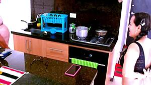 Agarabas And Olpr Surprise In Kitchen