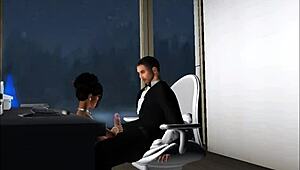 gal is pissin in hr gfs face gap during sloppy game