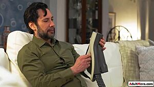 latina brunette with small tits and narrow ass gets fucked