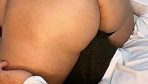 My stepmom's fat pussy felt so good while banging her doggystyle.