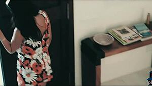 Watching european couple in action