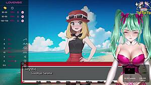 This is a compilation of a Vtuber’s stream of a rather explicit adult-themed video game called Pokémon: Masters.