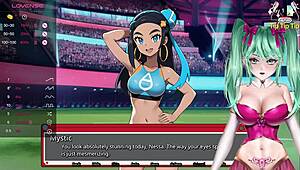 This is a compilation of a Vtuber’s stream of a rather explicit adult-themed video game called Pokémon: Masters.