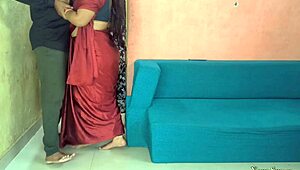 Devar Fucks Bhabhi Bent Over While Husband Watches