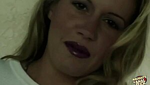 Dirty Blonde Girl Takes Huge Cock Deep In Asshole