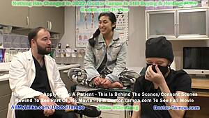 doctor tampa conducts humiliating gyno exam on jasmine rose with nurse stacy shepard for tampa university