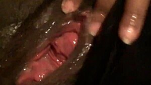Wet Pussy Solo Squirting With Intense Wetness And Shaved Details In Detailed Action