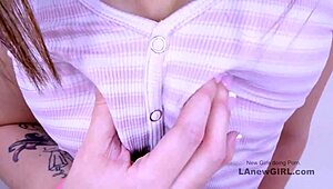 Brunette Model with Perfect Tits Licks Agent's Ass During Hot Audition