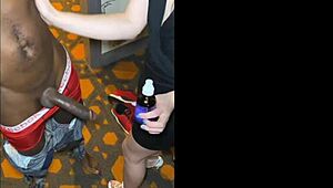 Shy White Wife Meets Black Bull for Bareback First Time