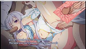 Beautiful woman enjoys gang bang with sex toys