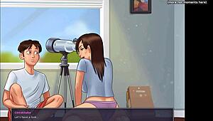 Petite Blonde Teen's Hot Dildo Gameplay in Anime