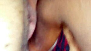 I give sloppy head to big black cock with ponytail in ghetto banging