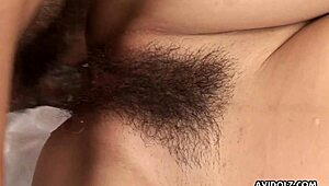 hey, have you seen this asian redhead slamming her hairy cunt on a hard schlong yet?