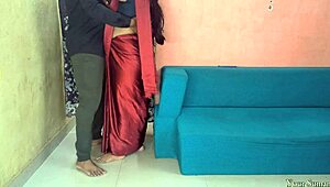 Devar Fucks Bhabhi Bent Over While Husband Watches