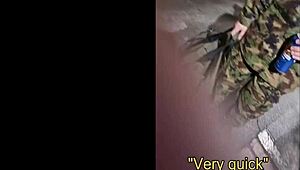 Straight military recruit seduced into raw gay action