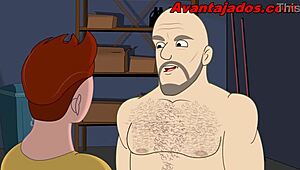 desenho gay sexo sujo na faculdade