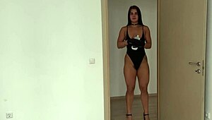 Anal Chronicles of Lady in Black with Hard Doggystyle Pounding!