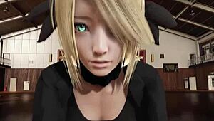 Pokemon Cynthia Blowjob POV Full Video