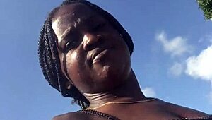 this crazy bitch is out there twerking her big ass like it's no big deal