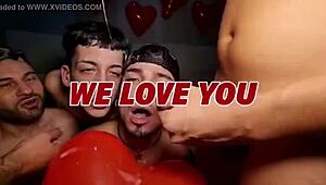 Colombian Pornstars Pablo and Marcos in Hardcore Orgy