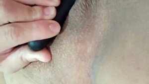 Delicious little pussy gets filled with cum!