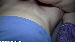 Amateur Wife Rides Neighbor's Thick Cock in Winter Socks