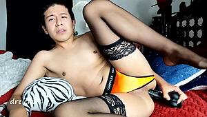 Exotic pornstar feels intense pleasure with big dildo