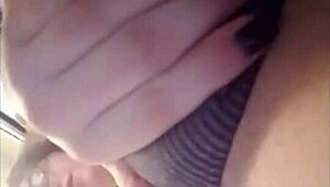 nude femdom teases with masturbation during a hot sexting session