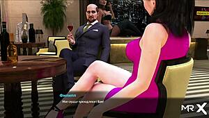 In This Fashion Business Scene, She Asks If She Can Treat Him, And He Says Yes, Leading To Some Intense 3D Hentai Action