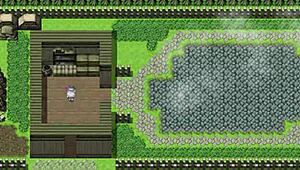 Witch of Eclips Lizu in nude hentai game RPG sex scene 02