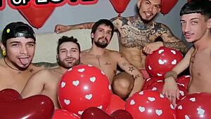 Colombian Pornstars Pablo and Marcos in Hardcore Orgy